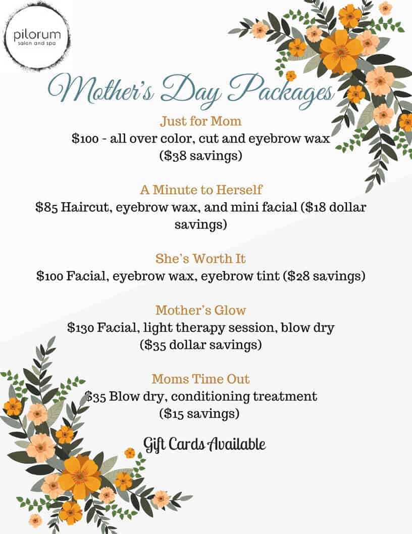 mothers day pamper packages