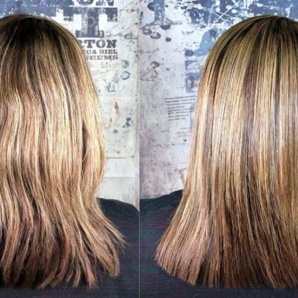 Keratin Treatment Before and After