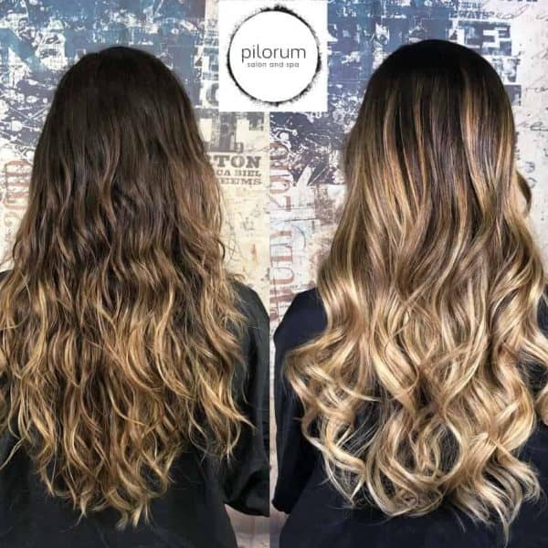 Balayage Before And After