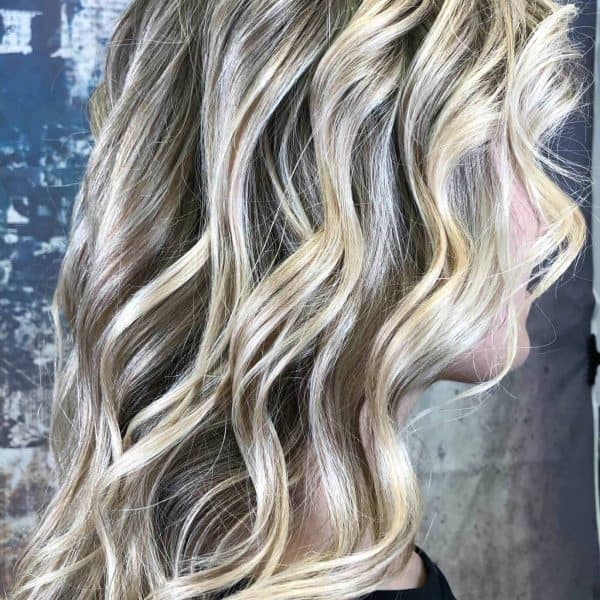 Blonde Balayage Waves