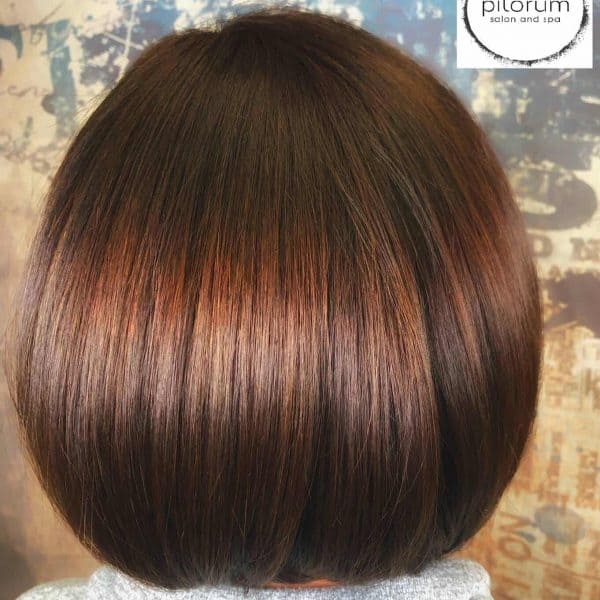 Copper Brown Hair Shiny