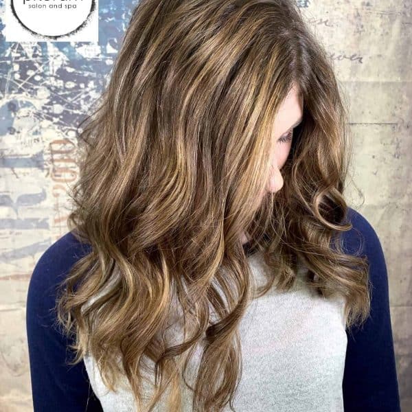 Brown Hair with Blonde Highlights Images - Pilorum Salon & Spa