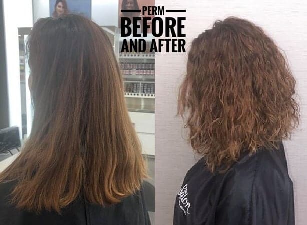 Perm before and after