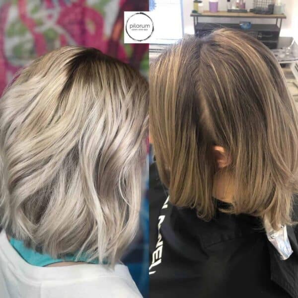 Beautiful Blonde Before and After
