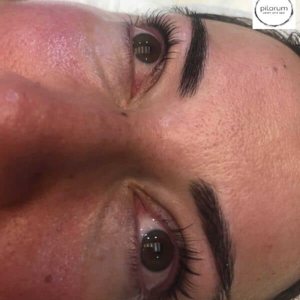 Eye Lash Lift and Tint Result