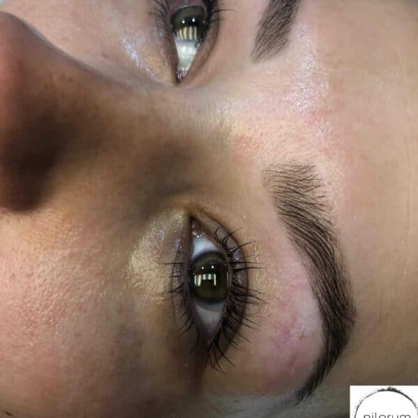 Lash Perm and Eyebrow Shaping
