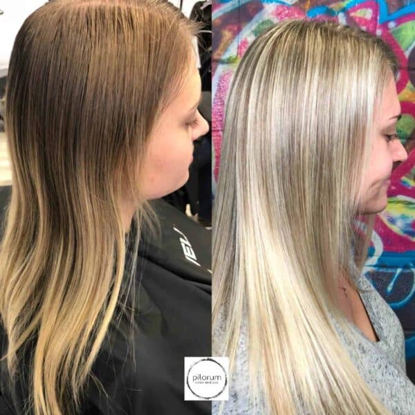 Blonde Babylights Before And After