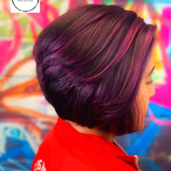 Purple Hair Highlights