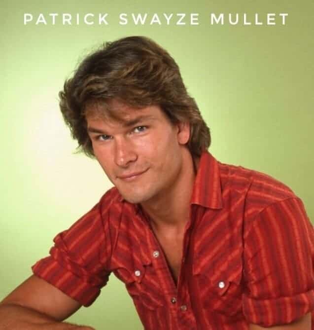 Patrick Swayze Mullet