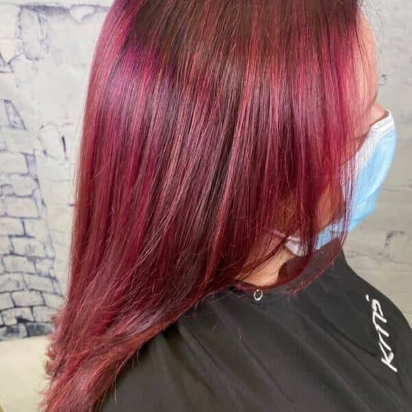 Red Hair With Highlights