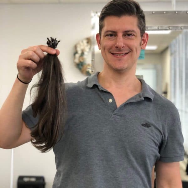 After Mens Hair Donation