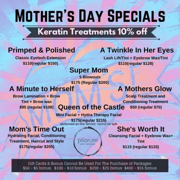 Mother's Day Salon Specials