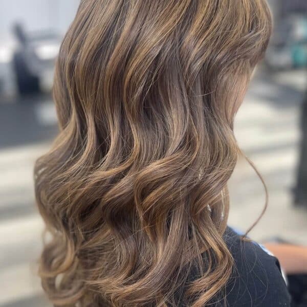 Brown Hair With Balayage Highlights