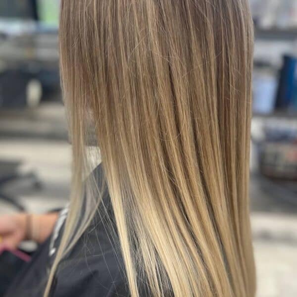 How A Balayage Looks With Stright Hair