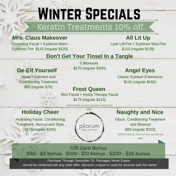 Salon and Spa Holiday Hours 2024