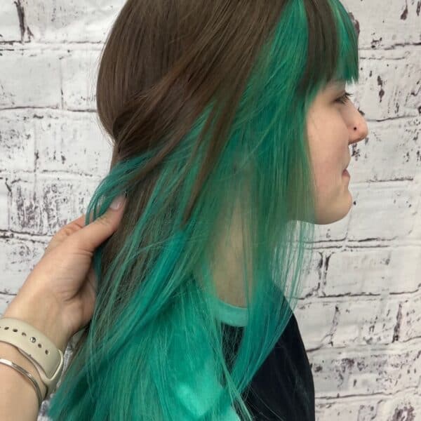 Aqua Green Hair