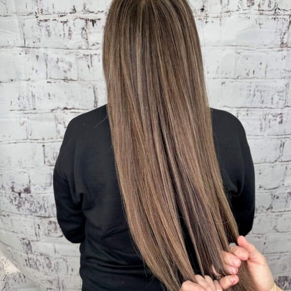 Babyhighlights on Dark Hair